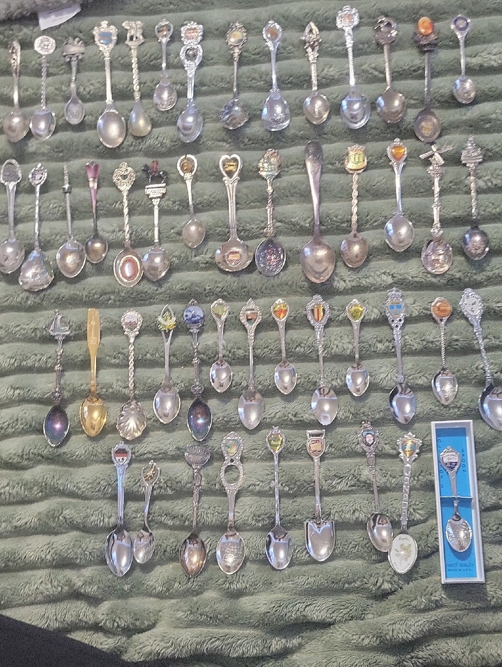 All For $90. Vintage Silver Souvenir Spoon Collection